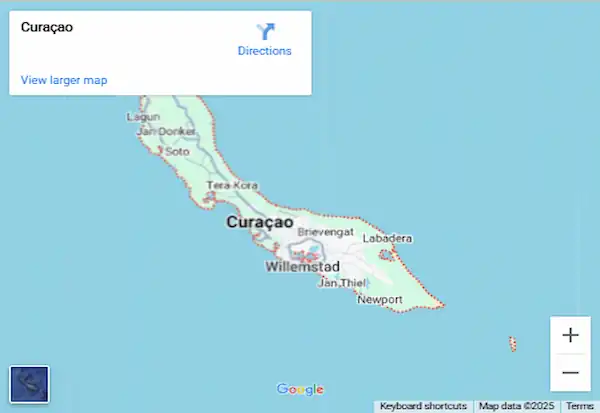 Curacao Netherland Antilles Map and Location