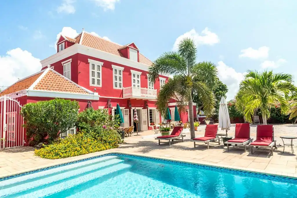 Poolside View in Willemstad